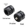 17mm Ball Head Camera Phone Stand with Swivel Head & 1/4 Phone Clip for Live Streaming, Horizontal, Vertical, & Top-Down Shooting