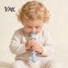 Seamless One Piece Teether Baby Silicone Teething Toy, Food-Grade Bite Soother for Gum Newborn Essentials Relief, Anti-Finger Biting Chew Stick,