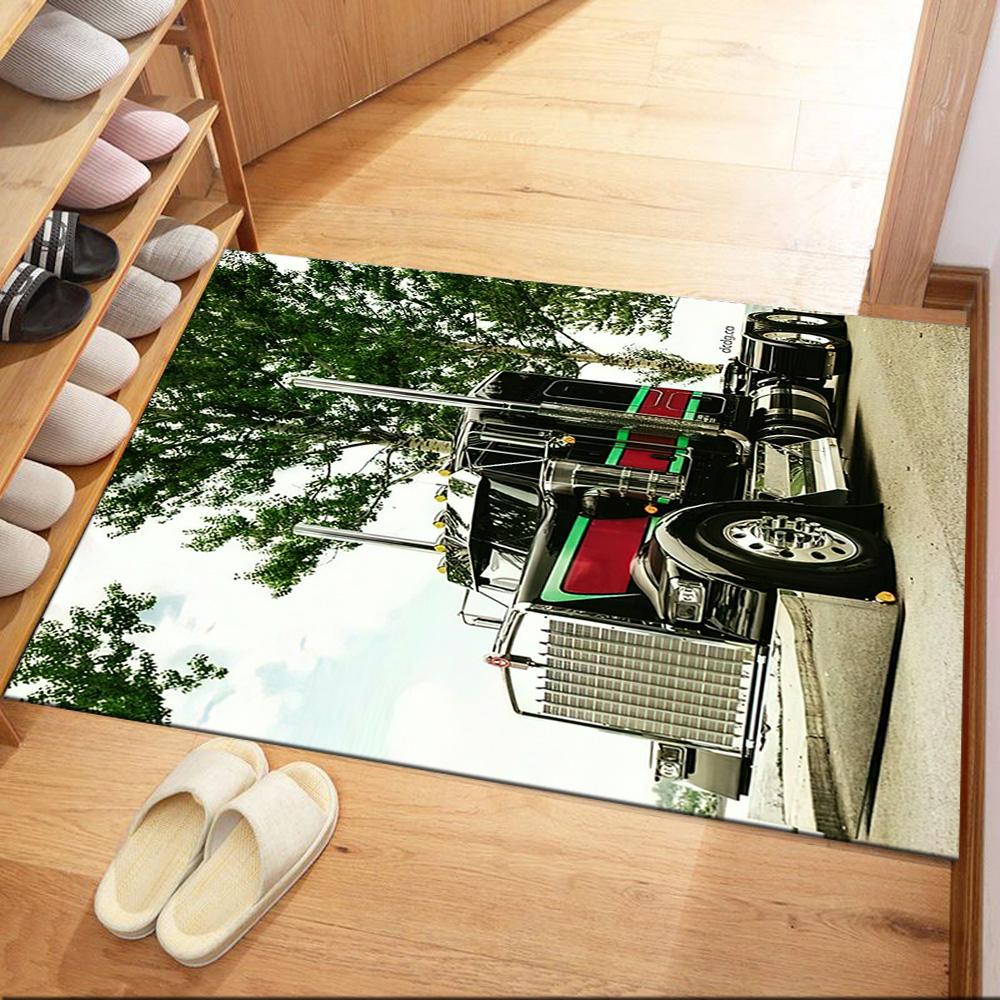 Kw Schwertransporter Fußmatte Büro Teppich Design Für Spielzimmer Schlafzimmer Balkon Esszimmer Rutschfester Teppich Büro Heimdeko Perfektes Geschenk Für FrauenMänner