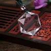 Natural Crystal Pendant with Smoky Quartz, Amethyst, Brown Quartz, Obsidian, Tiger's Eye, and White Crystal