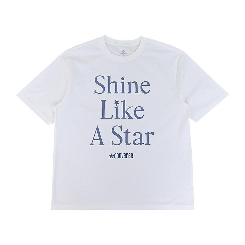 Converse T Shirts Women s WCJ770 W70 Crew Neck Moderate Straight Fit WCJ770-W70 L