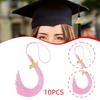 10x Graduation Tassels Academic Gift Decor Cap for Key Chains