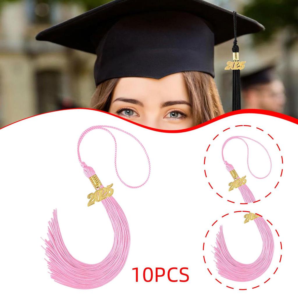 10x Graduation Tassels Academic Gift Decor Cap for Key Chains