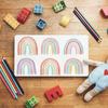 Peel Decorative Window Kids Room Wall Decals Nursery Room Decoration Wall Sticker Rainbow Stickers