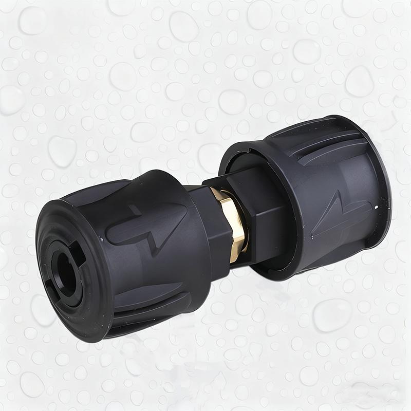 Durable Brass Extension Coupler for Karcher K1-K7 - Quick Connect Pressure Washer Hose Connector Fit Most High-Pressure Accessor