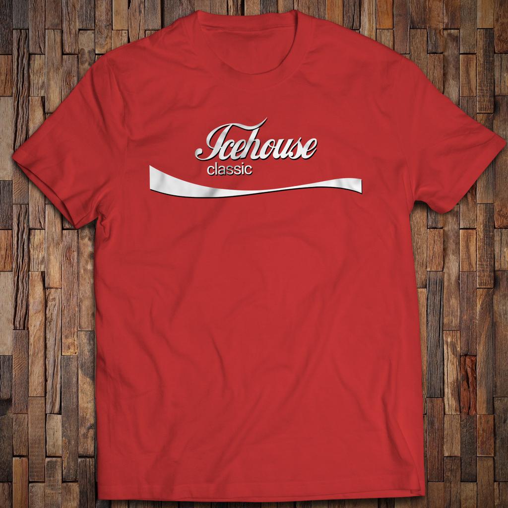 Icehouse Rockband T-shirt Man of Colours Primitieve Mens Maat voor Maat