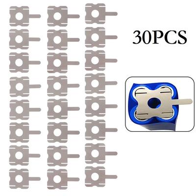 Nickel Sheets for 4S Battery Pack U Shaped 30 Pieces Nickel Plated
