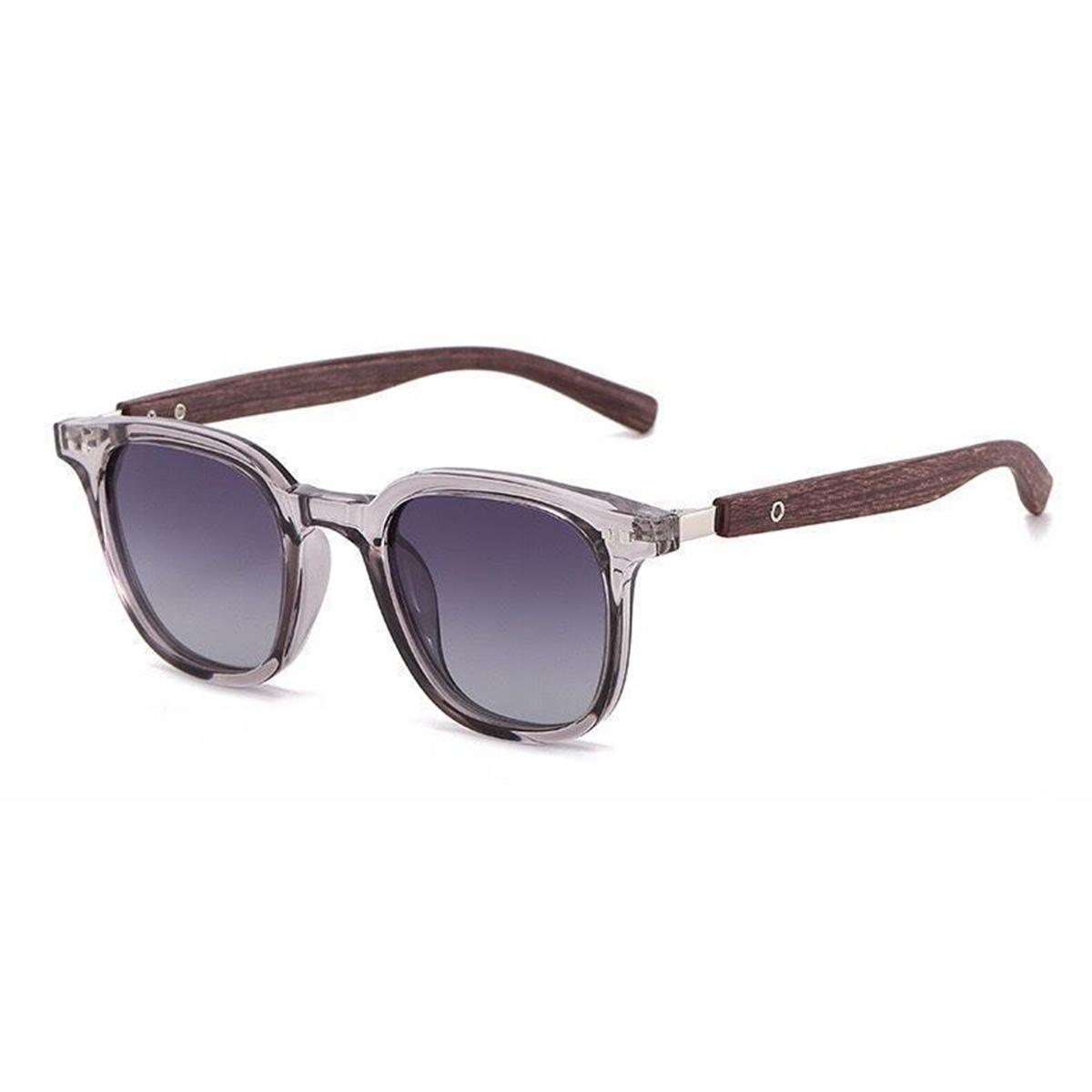 

Новые темно-коричневые солнцезащитные очки женские ретро деревянные ножки коробки круглые очки модные солнцезащитные очки с козырьком. серый