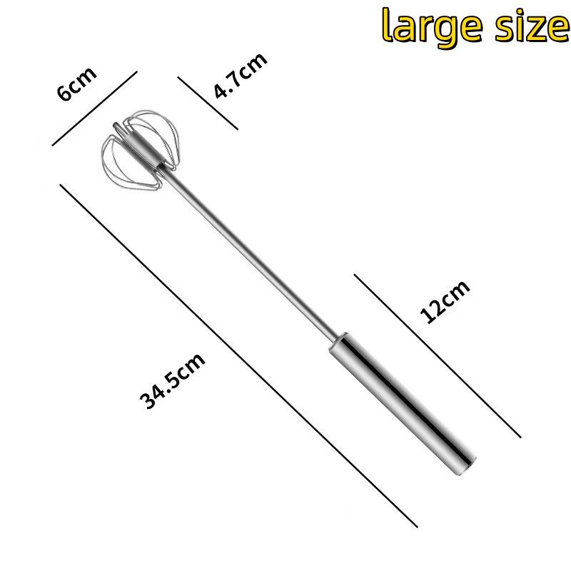 Haushaltsküchenwerkzeuge halbautomatischer Eierschläger rotierender Sahne-Eimixer Haushalts-Hand-Eierschläger Backwerkzeuge