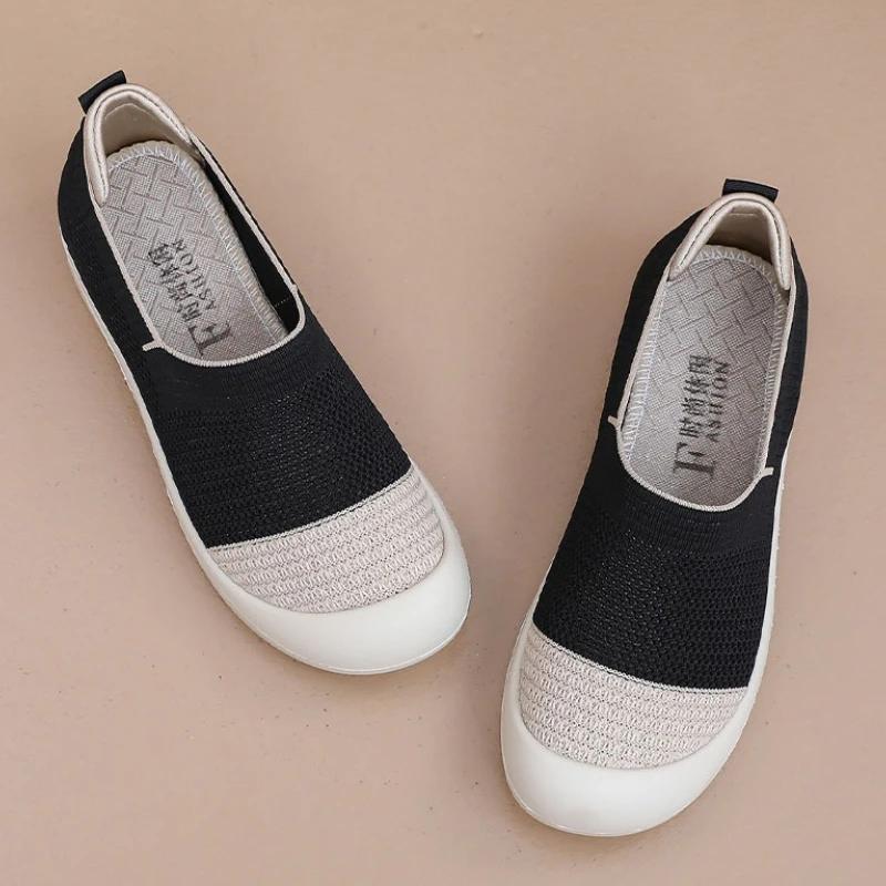 2025 Casual Soft Sole Lightweight Summer Breathable Mesh Versatile Casual and Comfortable One Foot Women's Shoes sneakers women
