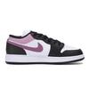 Jordan Air Jordan 1 Abrasion Resistant Slip Resistant Low top Vintage Basketball Shoes Men's Black White Pink 553558-131(Team85-)