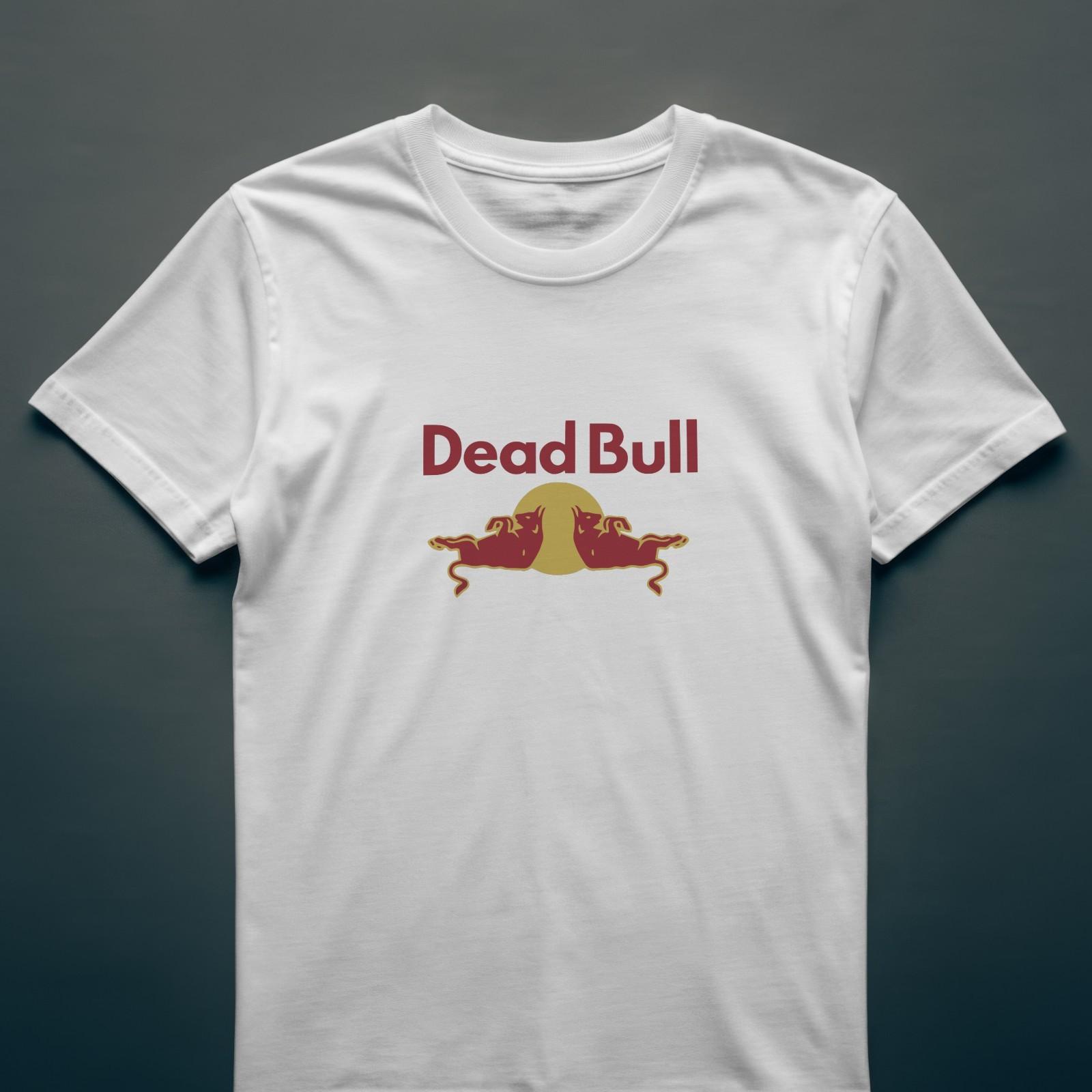 Футболка DEAD BULL Забавная Новинка Пародия на Энергетический Напиток 099 2XL