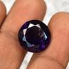Natural Purple Tanzanite Loose Gemstone Round Cut 13x13mm for Jewelry Making and Gem Collections
