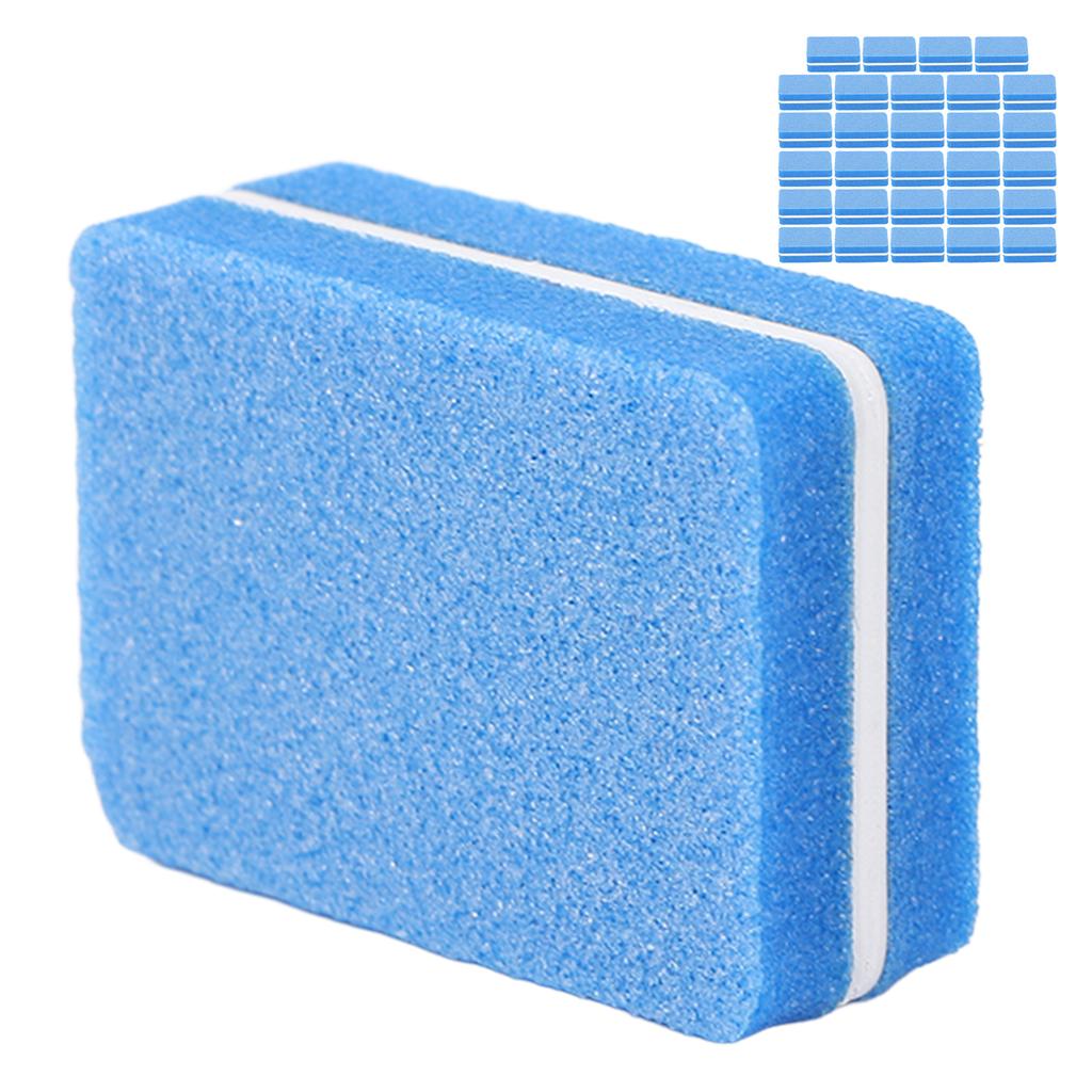 30 Stück Nagelpufferblock Professioneller Salon Mini Tragbarer Nagelpolier-Schleifblock Manikürewerkzeug Blau