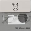 Unisex Students Can Easily Match These High-quality Polygonal Clear Glasses That Protect Against Blue Light