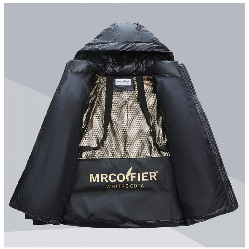 Womens Short Puffer Jacket With Hood Thick Winter Cotton-Padded Coat Cold Climate Casual Wear