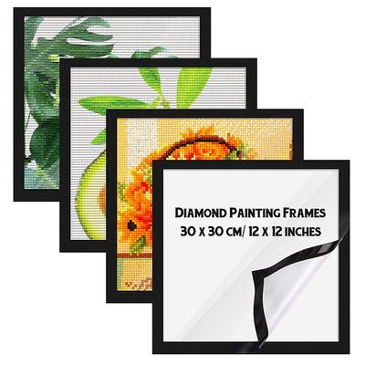 12*12 inch schilderijlijst zwart PVC stijlvol en praktisch