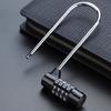 Luggage Code Lock Password Padlock 4 Digit Combination Lock Lengthened Shackle Lock Gym Door Lock