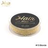 Capelli Vogliono 1000 Pezzi 3,0 mm 1000 Pezzi Perline di Rame Nano Pre-caricate Per Estensioni a Trama Anelli Nano Perline per Estensioni Capelli Rivestite in Silicone