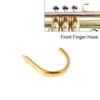 1Pcs Copper Fore/Back Trumpet Finger Hook Down-tuning Small Thumb Hook Back Support Bracket Metal Slide Finger Ring Repair Tool