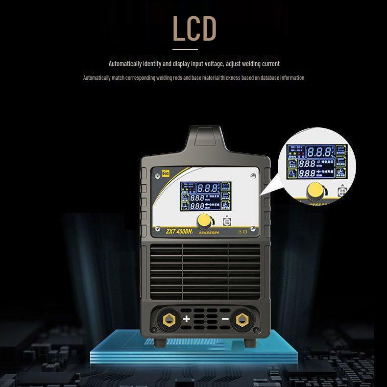 Shanghai Hugong 400DN Dual Voltage Industrial Welder - Universal Manual, High Current, 220/380V