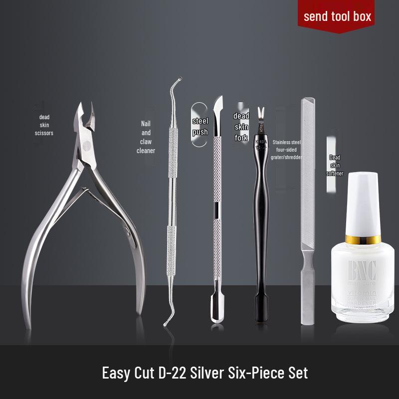Professional Cuticle Nipper & Nail Art Tool Set: Remove Dead Skin, Callus, Trim Nails, Remove Gel Polish.
