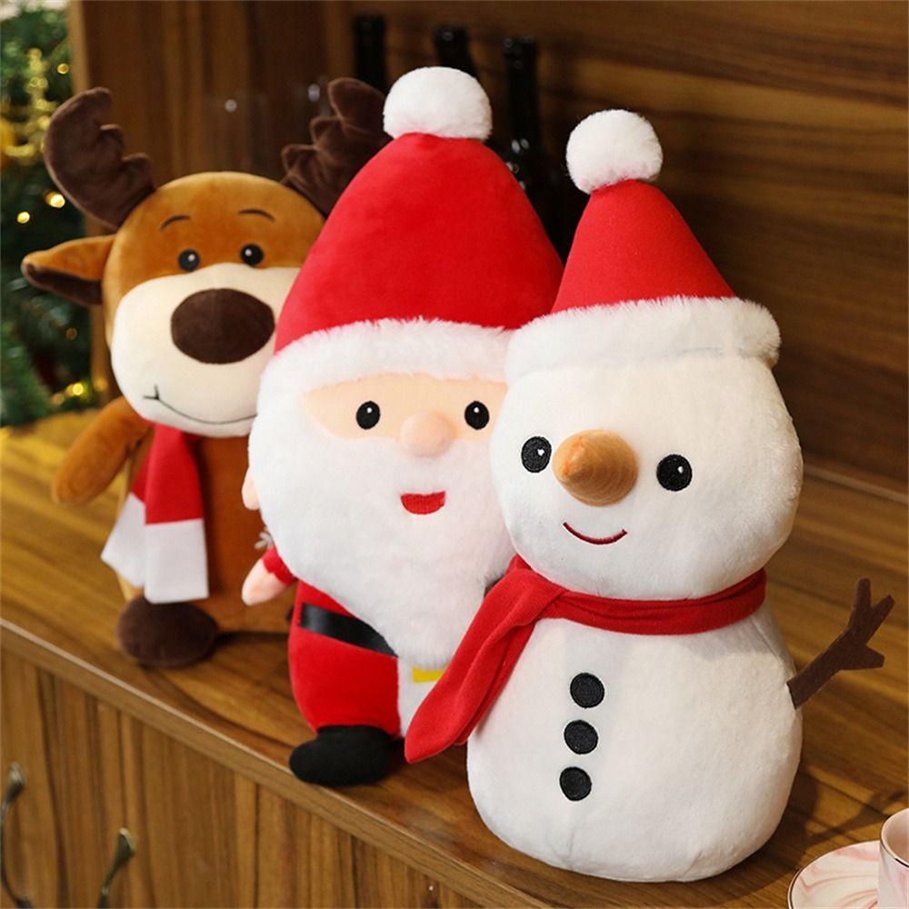Gifts Stuffed Animal Snowman Plush Toy Santa Claus Plush Toys Elk Stuffed Toys Christmas Plush Toys