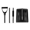 Emergency Snow Shovel Large Capacity Adjustable Car Snow Shovel Detachable Rotating Snow Removal Shovel for Home Garden Camping
