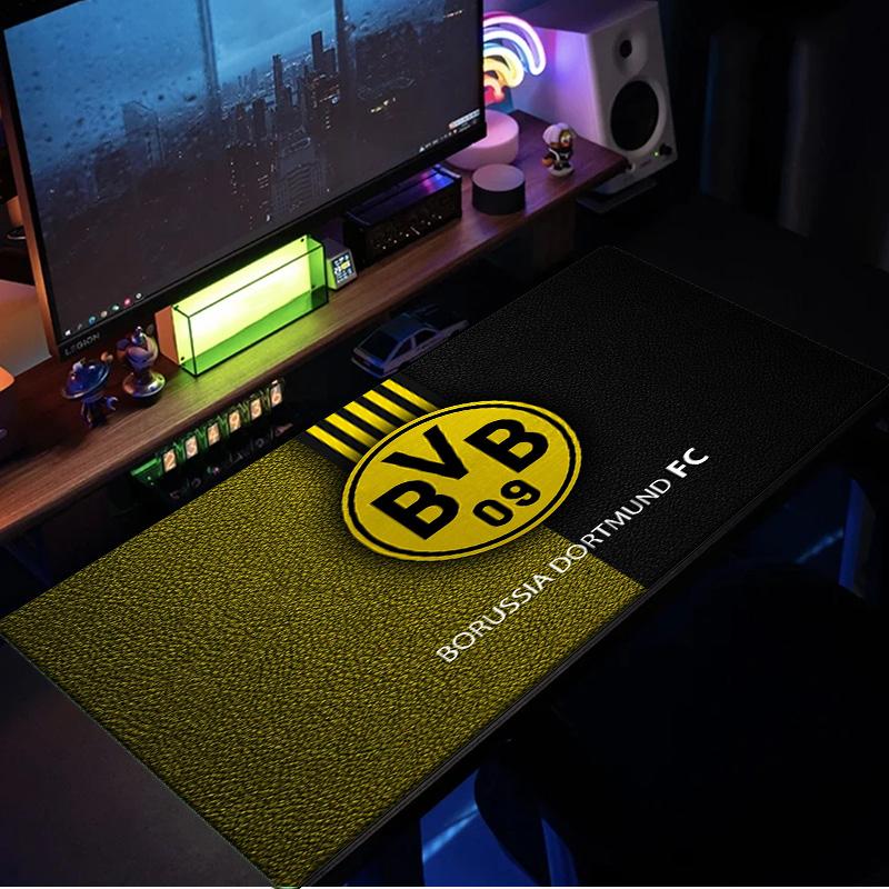 Bvb 09 Football Club mouse pad, rubber base, esports desk mat, mouse pad for gamers and office use, gaming desk , easy to clean mat