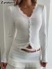 Fall Winter New Lace Patchwork Open Cardigan Long Sleeve Women's Top