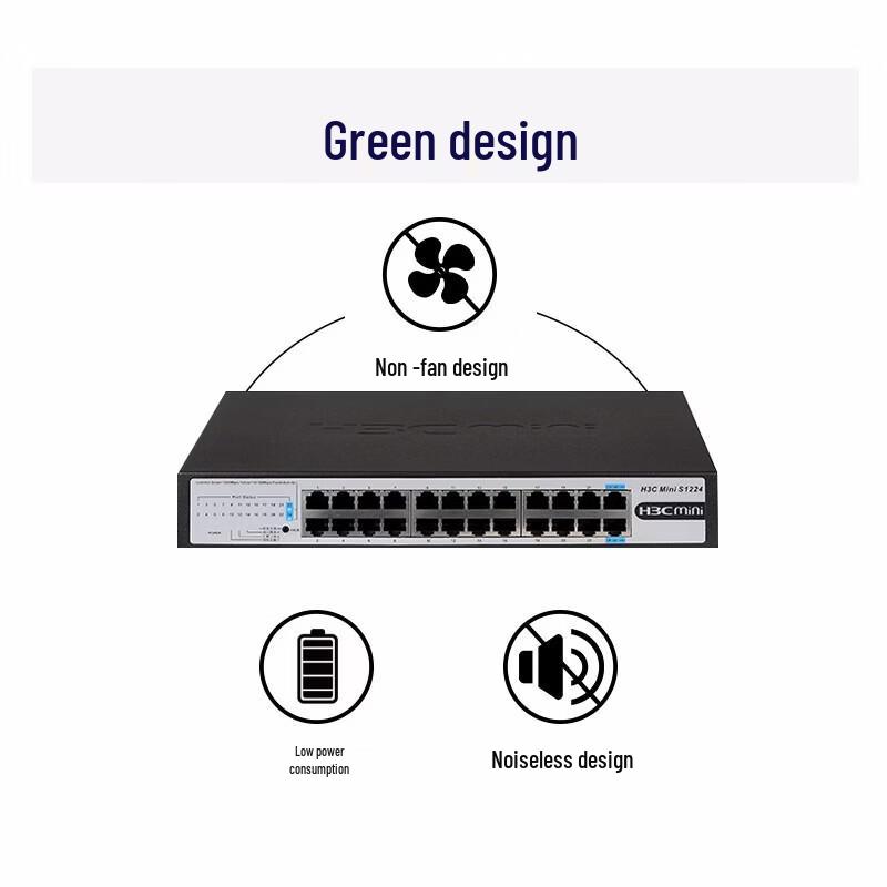 H3C S1224 24-Port Gigabit Unmanaged Ethernet Switch
