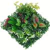 Contemporary Artificial Hedge Plants Plastic Greenery Fence Panel for Garden, Privacy Screen, Outdoor, Indoor Decor Floral Theme Decorative Swag for C