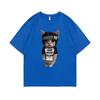 Rapper Chief Keef Kitty Lead Never Follow Printed T Shirt Male 100 Cotton Tshirt Unisex Funny Tees Unisexs Oversized Hip Hop Tshirt