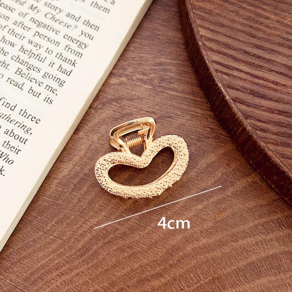 Gold Hair Claw Metal Barrette Fashion Hairpin  Women
