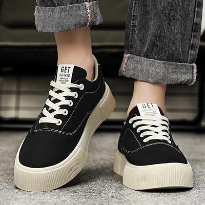 Herren Freizeitschuhe Vier Jahreszeiten Mode Leinwand Skateboarden Studenten Bequeme Sneaker Jungen Trendig Weiche Sohle Atmungsaktive Schuhe
