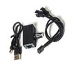 Einstellbarer PC-Lüftergeschwindigkeitsregler USB auf 4Pin Adapterkabel DC5V auf 12V Stromwandler mit 2/3-fach Splitter
