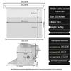 IN&VI 133-inch 16:9 In-Ceiling Motorized ALR Projection Screen