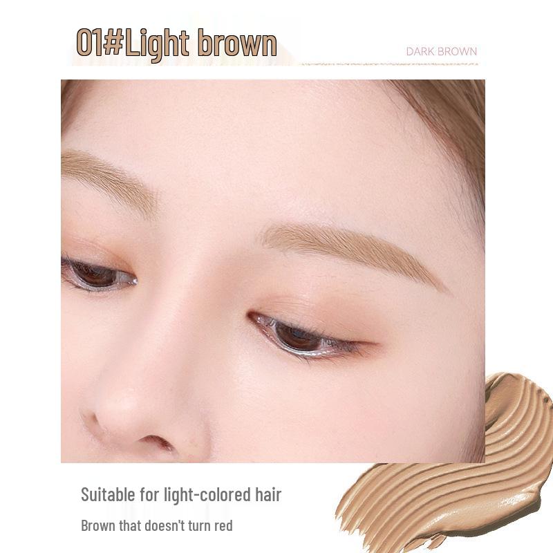 

Novo Super Fine Soft Mist Eyebrow Mascara, Natural Light Color, Long-Lasting, Smudge-Proof, Affordable Makeup.