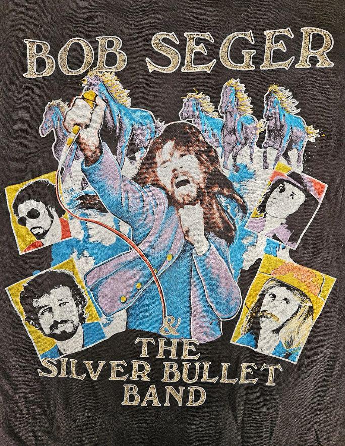 BOB SEGER & The Silver Bullet Band Unisex T-Shirt Adult Cotton Tee SB087 Unisex T-Shirt S