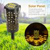 6Pcs Solar Pathway Lights Outdoor Waterproof Garden Decor Hollow Moon Star Lighting LED