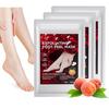 3 Pairs of Foot Exfoliating Masks, Foot Peeling Masks, Foot Exfoliation Masks, Foot Care Masks, Remove Dead Skin, Make Your Feet Smoother and More Bea