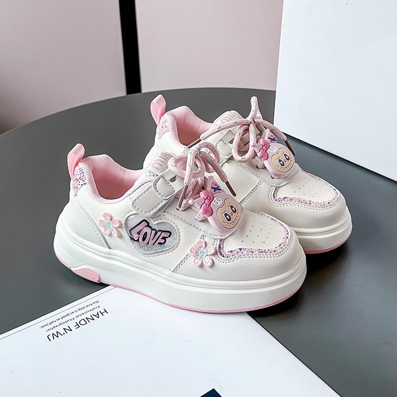 Classmate Girls Board Shoes Spring and Autumn 2025 New Children's Students Little White Sports Shoes Girls Casual Versatile Fashion