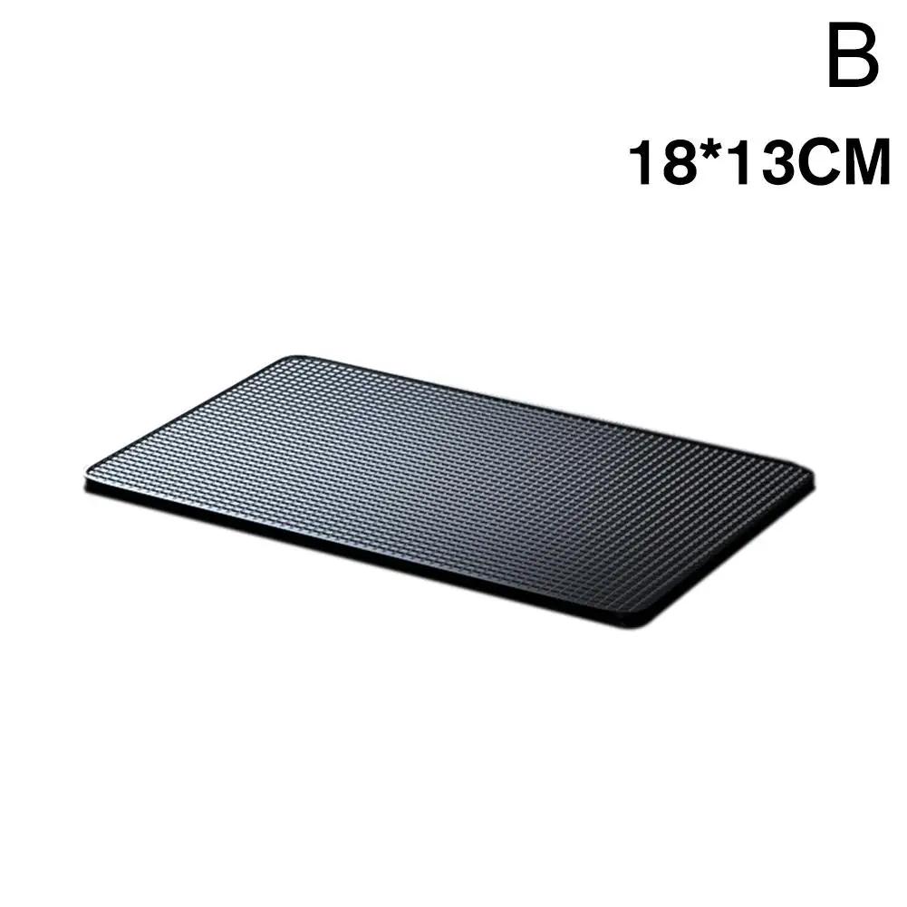 New Car Dashboard Sticky Black Anti-Slip PVC Mat Auto Phone Holder Non-Slip Sticky Gel Pad 3 Size Are Black