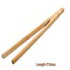 High-Temp Resistant Bamboo Tea Tongs - Portable Travel Tea Set Tweezers & Anti-Scald Cup Clips