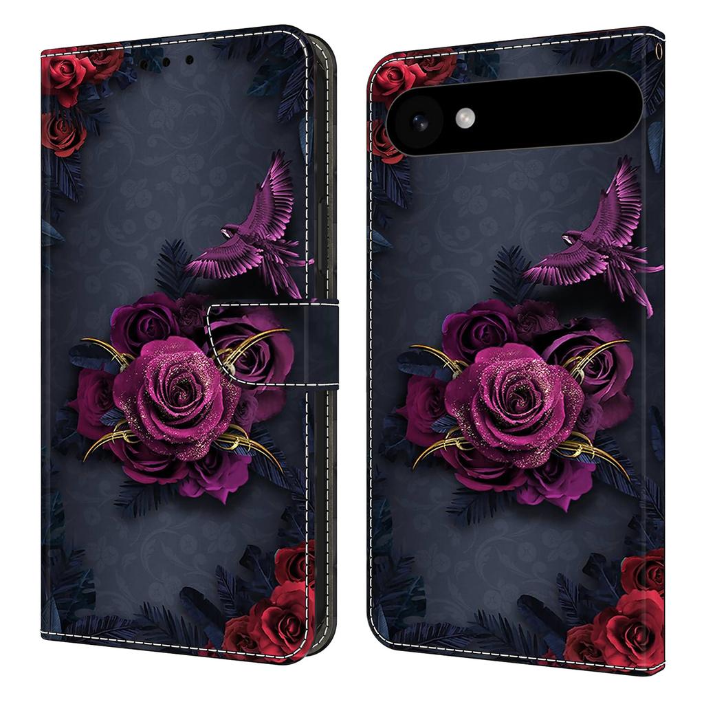 For iPhone 17 Air Wallet Case Pattern Printing PU Leather Flip Stand Phone Cover