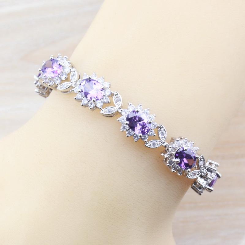 Bridal Jewelry Red Charm Chain Bracelet Bracelet Womens Fashion