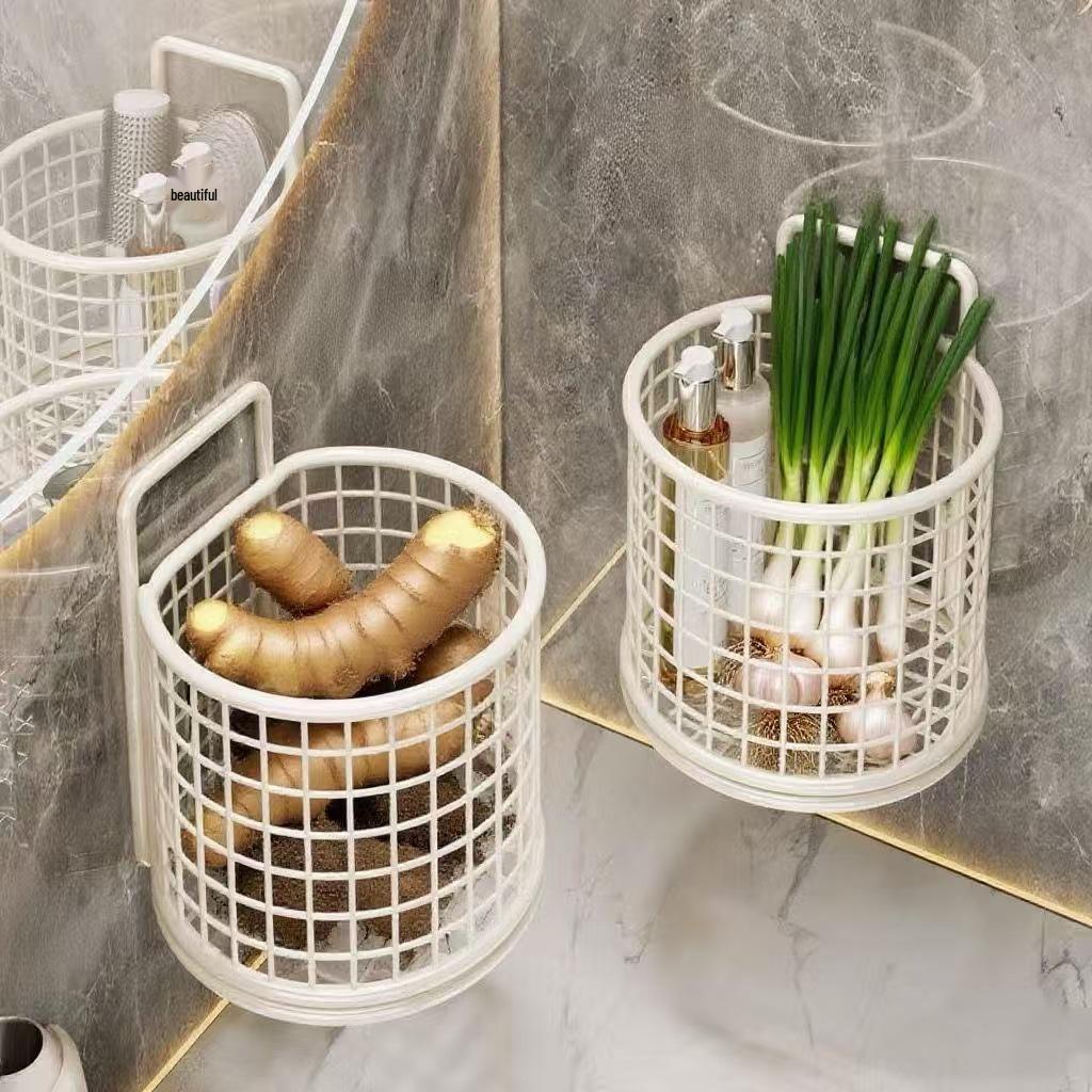 Ginger Garlic Wall-Mounted Seasoning & Storage Holder