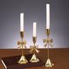 Christmas Bows Candlestick Holders Iron Metal Taper Candle Holders Decorative Candle Stands for Wedding,Home Decorations