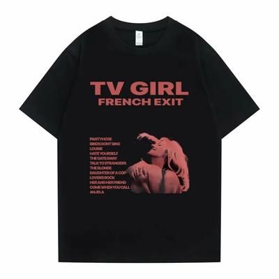 Cults TV Girl One Night Only Grafikdruck T-Shirt Vintage T-Shirt Trend Männer Frauen Übergroßes T-Shirt Baumwolltops T-Shirt Kleidung