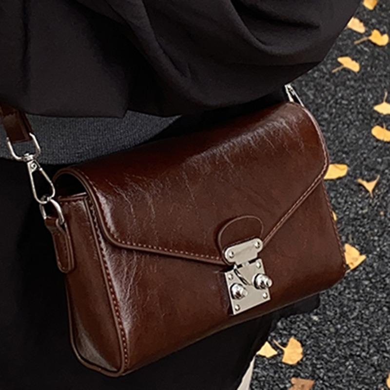 New high-value retro small bag women's autumn and winter trend fashion shoulder bag women's fashion small square bag